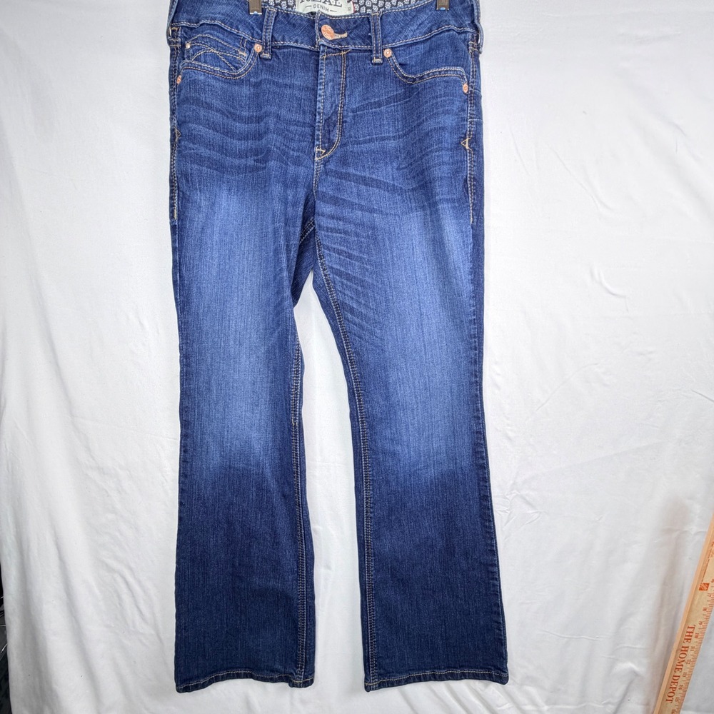 Ariat R.E.A.L. Denim Jeans 32S Dark Wash Mid Rise Bootcut Stretch 10014022